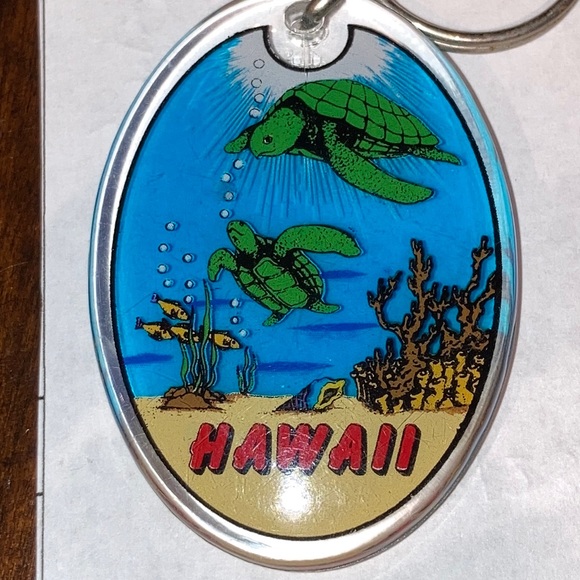 Hawaiian Hawaii turtle key chain key ring free with $25 purchase - Picture 2 of 5